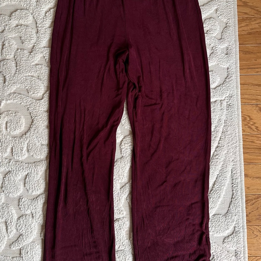Chico's Deep Red Trousers Regular 1
